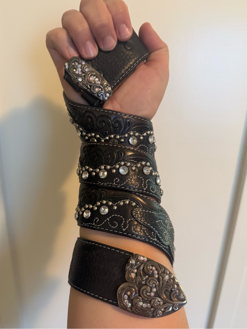 Rhinestone Western Belt